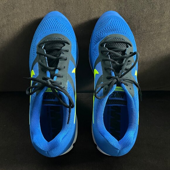 NEW Nike Air Pegasus 30 Running Trainers 2013 Blue Black Volt 599205-405 13 US - Picture 10 of 16